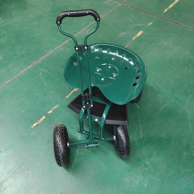 Het Karretje van Seat van de handtrekkracht voor Kinderen op de leeftijd van 5 tot 14 Jaar de Oude Rubber van Wielenseat Kar