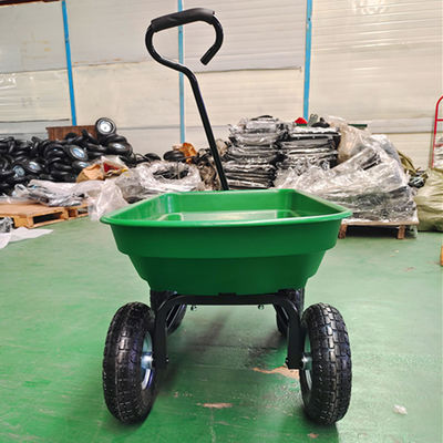 De populaire van de de Tuinstortplaats van de Handtrekkracht Capaciteit van Kar 350-4 Pneumatische Wielen 50L