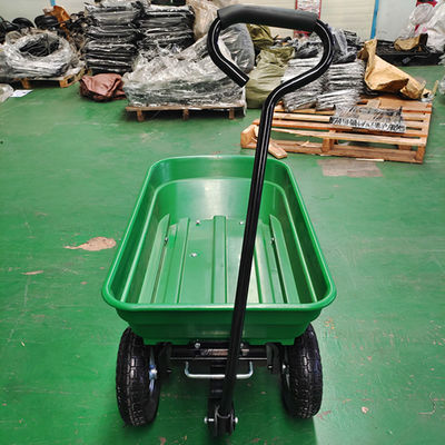 De populaire van de de Tuinstortplaats van de Handtrekkracht Capaciteit van Kar 350-4 Pneumatische Wielen 50L