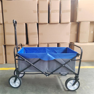 Opvouwbare Staaltuin die de Kar van de de Jonge geitjeswagen van de Strandwagen voor het Kamperen vouwen