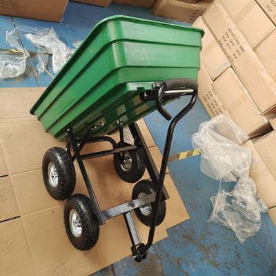 Kies de Stortplaatsvrachtwagen 10 van de Handvattuin van de de Wielen75l Capaciteit van de Duim uit 350-4 Pneumatische Band de Tuinkar