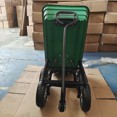 Kies de Stortplaatsvrachtwagen 10 van de Handvattuin van de de Wielen75l Capaciteit van de Duim uit 350-4 Pneumatische Band de Tuinkar
