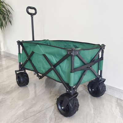 140LB openlucht het Kamperen Kar Gemakkelijke Dragende Brede Pu Wielen Opvouwbare Vouwende Wagen