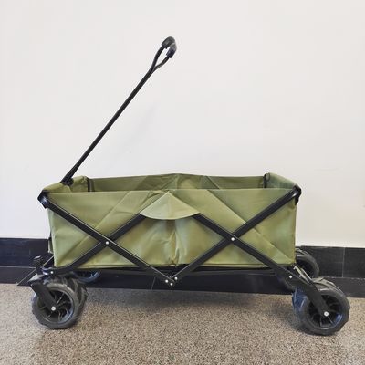 Brede de Kar van het Wielen Opvouwbare Strand Multifunctionele het Kamperen Kar die Wandelwagenwagen vouwen