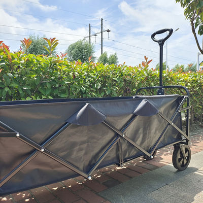 Opvouwbare Picknick het Kamperen Kar Uitgebreide Capaciteit die Wagen Vier vouwen Grote pvc-Wielen