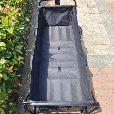 Opvouwbare Picknick het Kamperen Kar Uitgebreide Capaciteit die Wagen Vier vouwen Grote pvc-Wielen