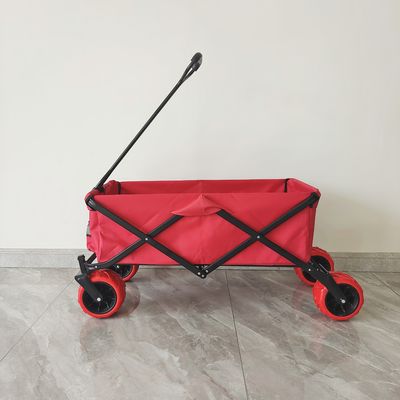 70 kg capaciteit Outdoor Camping Cart Grote wielen Opvouwbare Strand Slider Cart