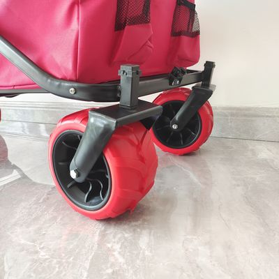 70 kg capaciteit Outdoor Camping Cart Grote wielen Opvouwbare Strand Slider Cart
