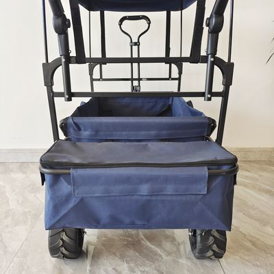 Opvouwbare campingwagen Strand trolley wagen met dak Dollies vouwwagen