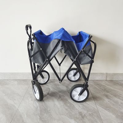 Outdoor Camping Cart 8 inch Wielen Opvouwbare Wagon Stroller Opvouwbare Service Cart