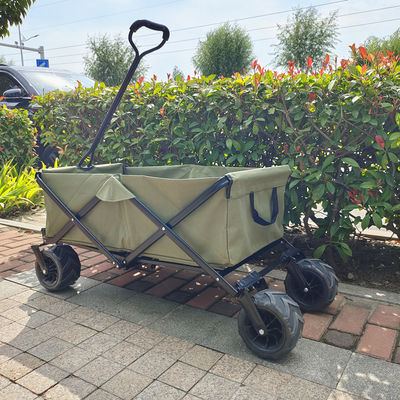 Alle terrein wielen opvouwbare kinderwagen opvouwbare strandtrollie buitenkamperwagen