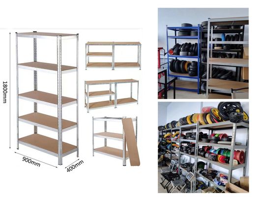 Verstelbare metalen planken voor meerdere doeleinden zonder bouten 180x90x40cm