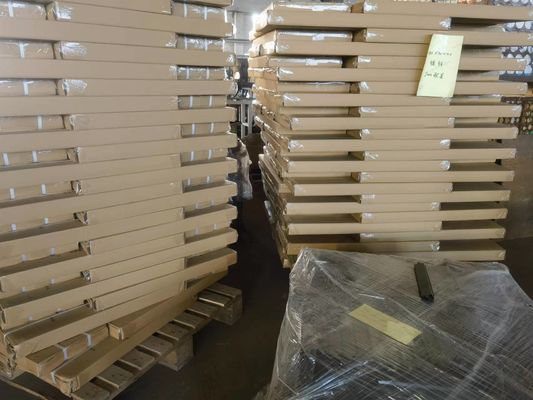 5 lagen zware showroomplanken magazijn monsterscherm ijzeren frame gegalvaniseerd