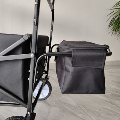 Opvouwbare opvouwbare wagen met afneembare overkapping Opvouwbare wagen met 360 graden draaiwielen