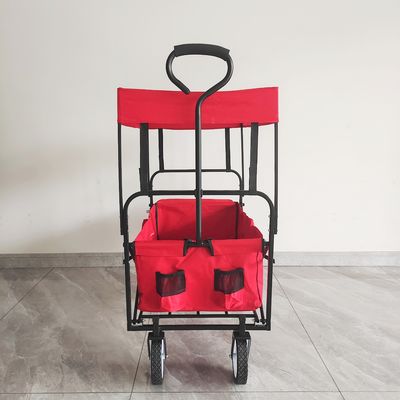 Outdoor Camping Wagon Stroller Met Dak Voor Kinderen Picnic Beach