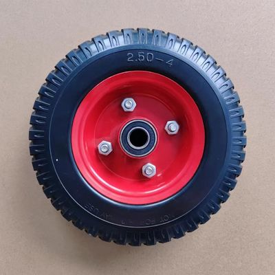 Wheelbarrow Tuin zitwagen Rubber opblaasbaar wiel 4.10/3.00 -4, Plastic Spokes