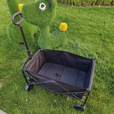 Staalmateriaal Opvouwbaar Wagon Cart Double Decker 600D Oxford PVC Stof