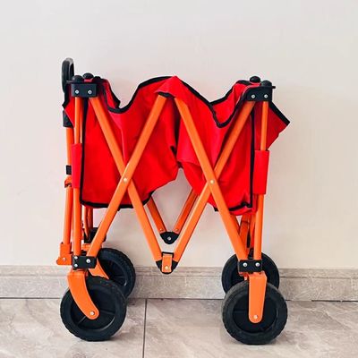 Eenvoudige stijl vouwbare vierweg camperwagen verwerking aangepast draagbaar draagbaar klein trolley