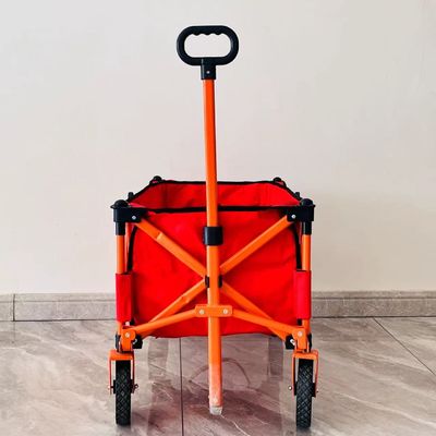 Eenvoudige stijl vouwbare vierweg camperwagen verwerking aangepast draagbaar draagbaar klein trolley